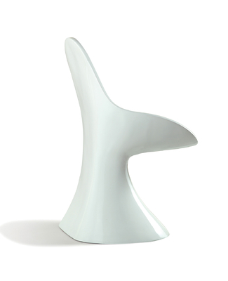 Unique Red Modern Dining Heart Shaped Chair With Avant-Garde Design