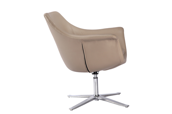 Fancy Modern Leisure Chair Fiberglass + PU + Stainless Steel Material